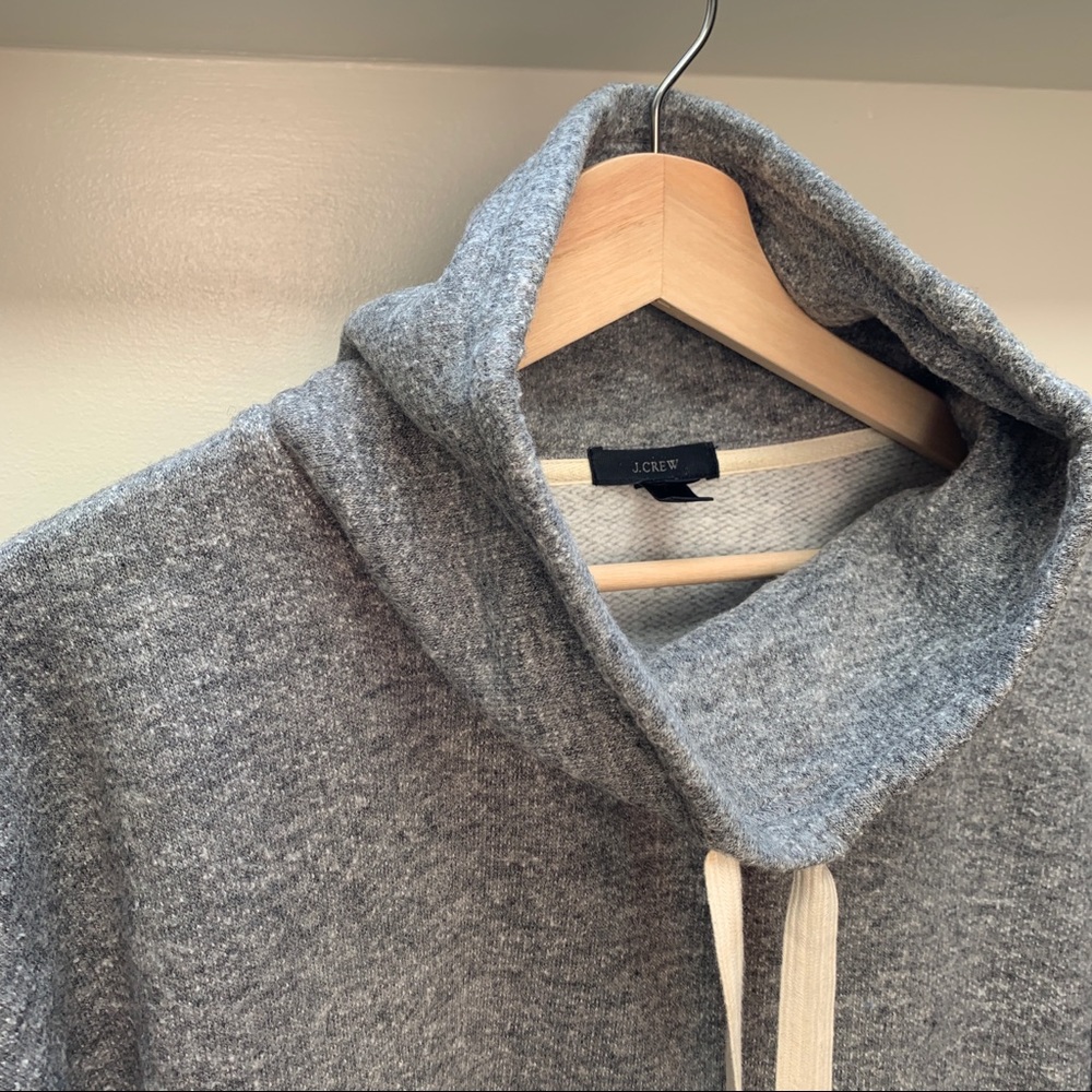J. Crew • Gray Cowl Neck Tunic Sweatshirt